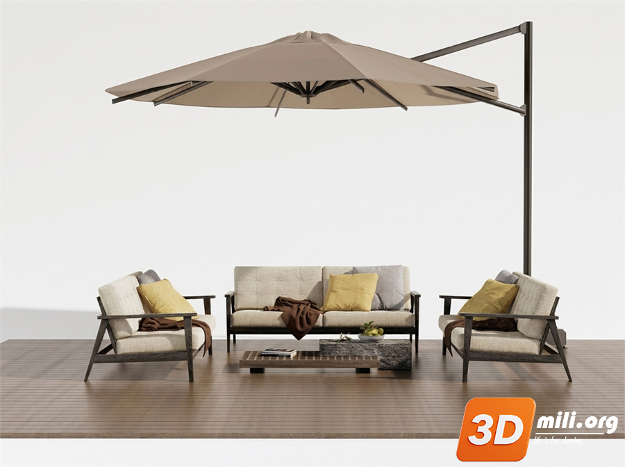 Outdoor Sofa Skp Files